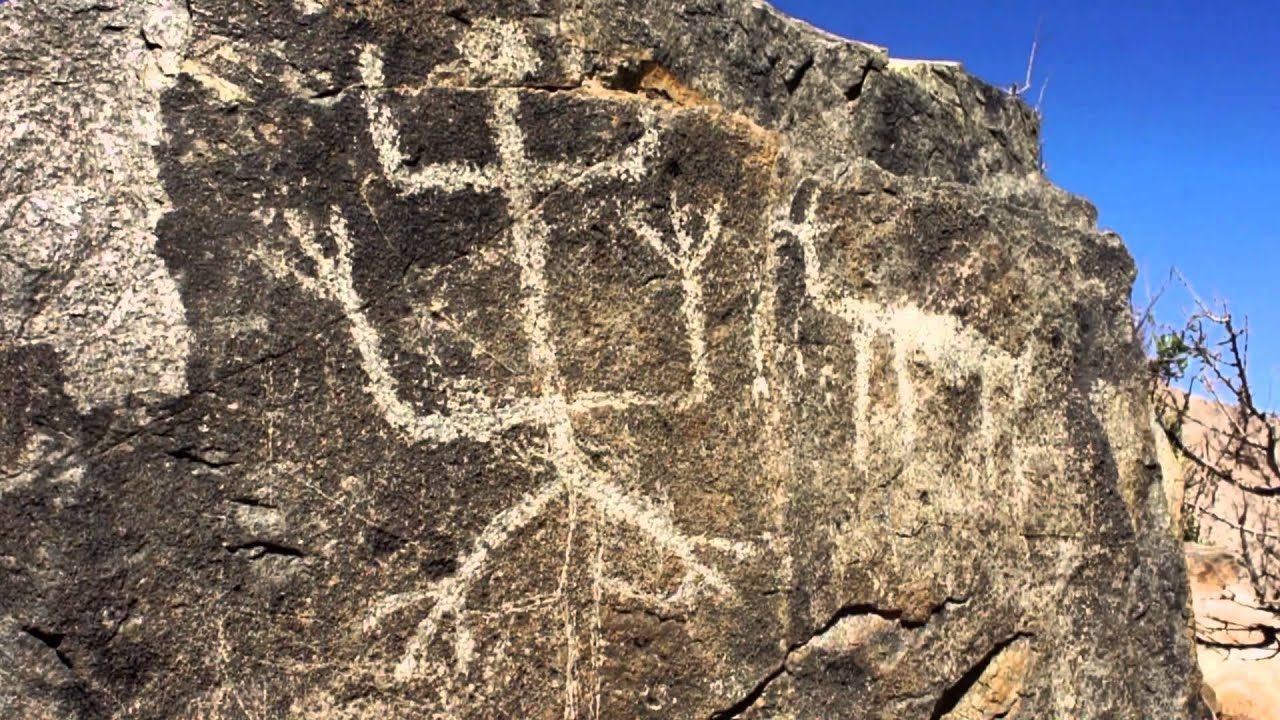 Arte rupestre de El Maray en el valle interior